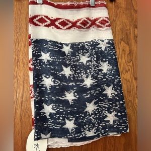 American flag scarf